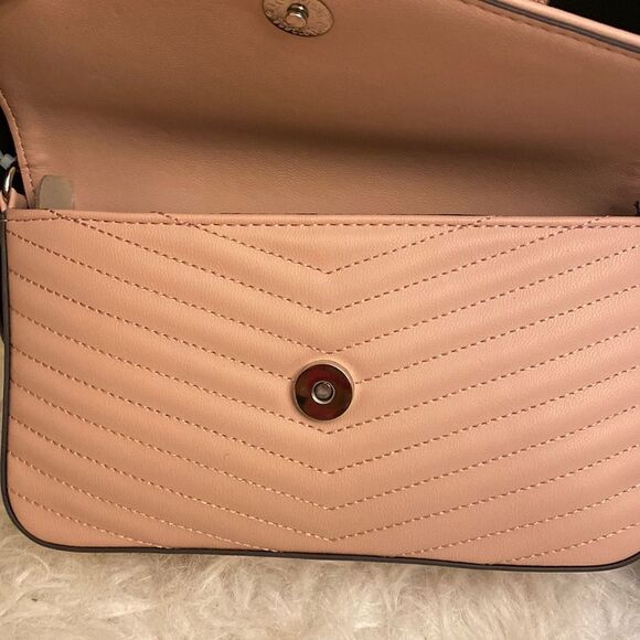 NWT Steve Madden Shoulder Bag w/Matching Wallet - Blush Pink - 2pc Gift Set - Picture 7 of 9